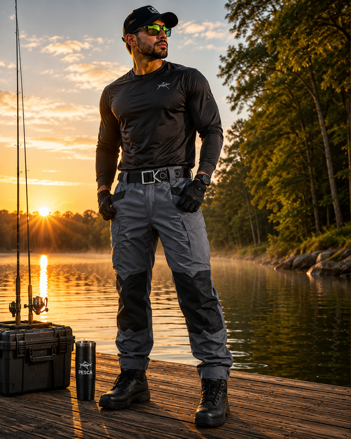 Calça Tática Arpex™ Cargo Pro | Impermeável e Resistente