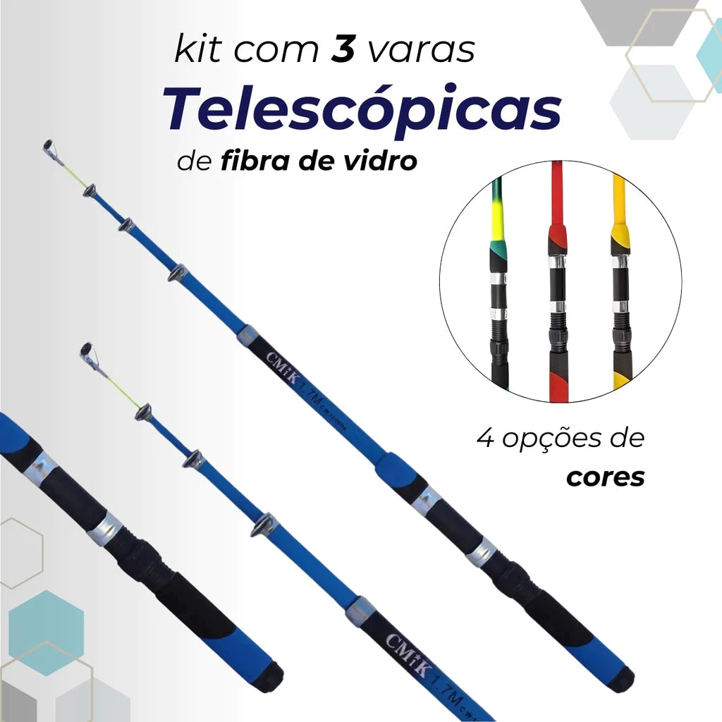 Vara Robalo Blue 1,80m – 60–120 lb Telescópica