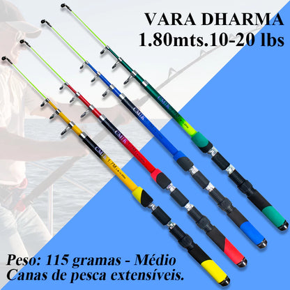 Vara Robalo Blue 1,80m – 60–120 lb Telescópica